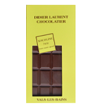 Tablette de chocolat noir